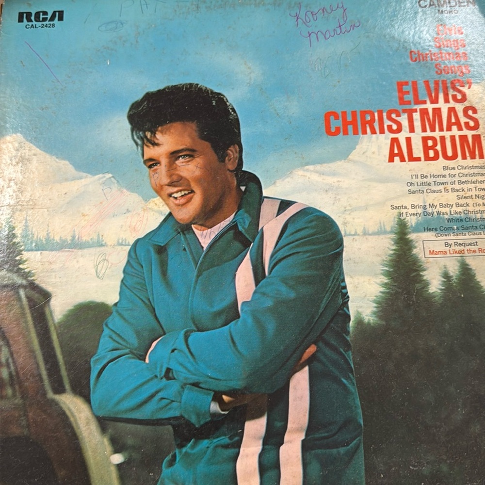 Elvis vinyl record